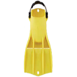Apeks RK3 Fins | High Visibility Yellow | Excellent for Public Safety Diving