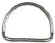 2" Bent Stainless Steel D-Ring, (3/16") | Combined with a belt slide (sold separately) the D-ring is the best way to create an attachment point on soft webbing. Made of marine grade 316 stainless steel, our heavy-duty D-rings are designed for saltwater use. | Stainless Steel Technical Diving Hardware