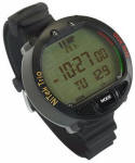 Dive Rite NiTek Trio Computer | The NiTek Trio is a user-friendly, easy-to-read dive computer with Nitrox capabilities. Worn on the wrist or as part of an SPG console, the NiTek Trio turns on automatically upon descent and monitors up to three different gas mixes. Upon surfacing, the NiTek Trio will maintain the diver-set gas mixture until midnight, when it clears and must be reset the following day. Using a modified Buhlmann ZH-L16 algorithm, the NiTek Trio can calculate decompression stop times for required stops as deep as 90-feet. | The NiTek Computer Console includes the NiTek Trio dive computer together with the Dive Rite Compact SPG. An optional compass can be mounted on the HP hose of the computer console. Attach our AC2019 Hose Clip Retainer and HW1026 Medium Stainless Steel Bolt Snap to the NiTek Computer Console to streamline hoses and maintain a trim profile in the water.