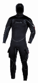 Hollis NeoTek Semidry | Enjoy the warmth of the Hollis Neotek coldwater hooded semidry. Constructed from a compression resistant 8/7/6mm neoprene and a Hollis exclusive ThermaSkin inner liner. | Order Hollis NeoTek Semidry from our online scuba diving equipment store...