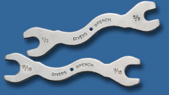 Innovative TM0112 Scuba Wrench Set | Sizes include 1/2", 9/16", 5/8" and 11/16" | http://www.innovativescuba.com