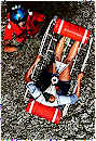 Surface Water Rescue Equipment and Marine Safety Equipment. | Featuring Stearns Industrial Water Rescue Gear | U.S. Coast Guard Rescue Swimmer gives the signal to hoist-up a woman during a search and rescue (SAR) flight in New Orleans in the wake of Hurricane Katrina. | WATER RESCUE, SAR SWIMMING, HELICOPTER OPERATIONS | Photo: United States Coast Guard
