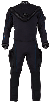 Aqua Lung Fusion Bullet AirCore Drysuit | AirCore Technology: The AirCore's trilaminate breathable material is diver-tested and provides superior comfort by significantly reducing pre/post dive surface overheating. The inner layer makes donning and doffing the Fusion a breeze. AirCore is specifically designed to outlast and outperform other breathable Drysuits. Upgrade your diving experience with the Fusion AirCore.