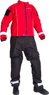 Aqua Lung Osprey Drysuit | The Osprey is a feature loaded breathable surface rescue suit designed with durability and mobility in mind offering superior fit and comfort.  The suit is designed for long duration water rescue events in swiftwater, flood, boat operations, and ice rescue missions.  The material and construction has over 7 years of proven field use in various aquatic environments. 