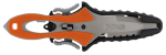 NRS Pilot Knife | Both rescue professionals and recreational boaters will really love the features of the NRS Pilot Knife. Not only does its unique design attract attention, the sheath provides convenient access and release of the knife when you need it most. | NRS Pilot Knife is available from Scuba Center in Eagan, Minnesota