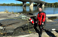 Scuba Center Instructor Gran | Public Safety Diving | DCSO Dive Team vehicle recovery.