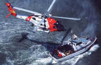 Water Rescue Equipment and Public Safety Diving Equipment | US Coast Guard helicopter water rescue operation | Photo: US Coast Guard