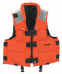 Stearns 4185 SAR PFD | USCG Approved Type III PFD | Security and comfort for water rescue personnel. Fleece-lined handwarmer pockets with zippered and pleated gear storage compartments. Leg strap with storage pocket, three 2" wide adjustable belts, emergency whistle, SOLAS-grade 3M reflective material on panels, and pockets with velcro patch for light. | Stearns Industrial / Search and Rescue PFDs