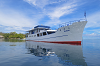 In 1989 MV Bilikiki sailed as the first full service luxury live aboard dive vessel in the Solomon Islands. She is a large, stable, comfortable vessel and consistently rated one of the best live aboards in the world. | Scuba Center dive travel.