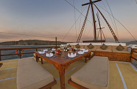 Damai II sun deck | Raja Ampat Indonesia group dive trip. | Scuba Center dive travel.